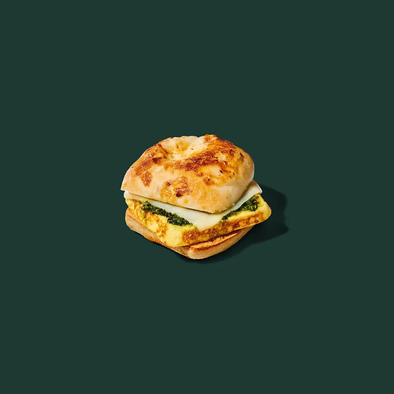 Starbucks Egg, Pesto & Mozzarella Sandwich
