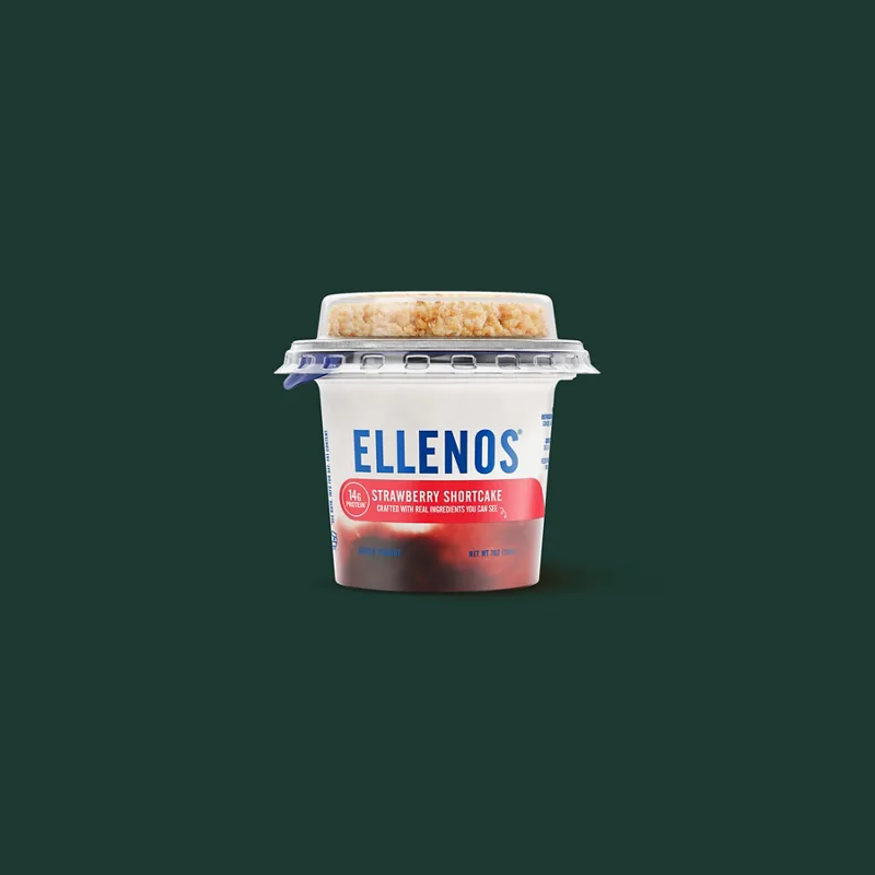 Starbucks Ellenos Strawberry Shortcake Greek Yogurt