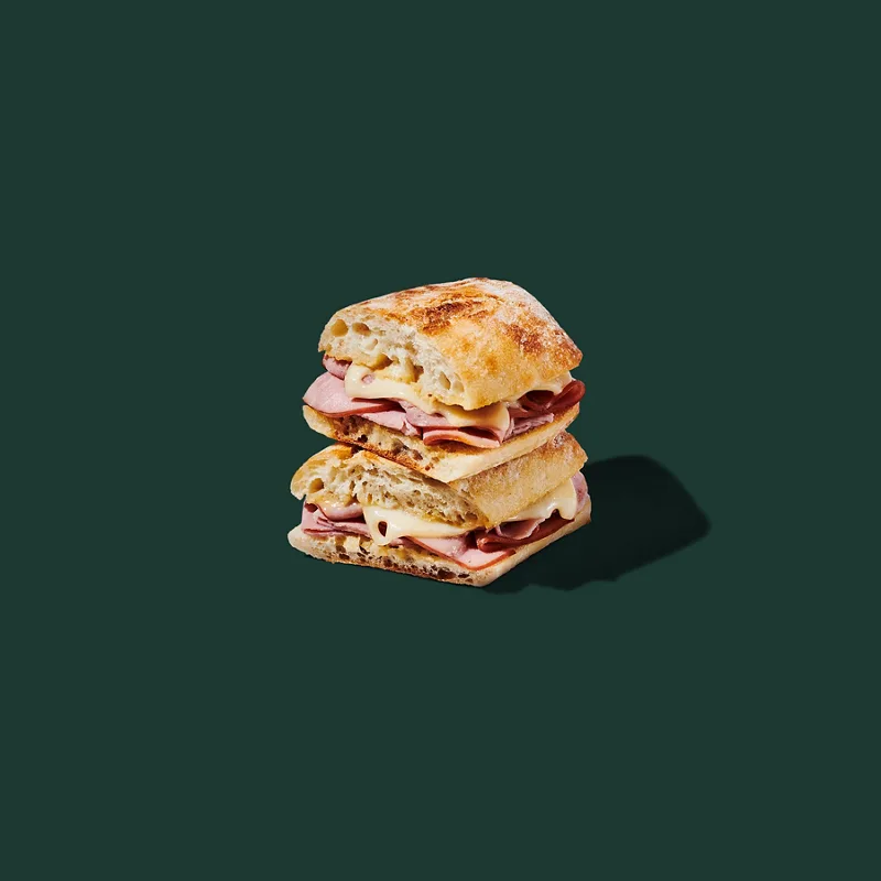 Starbucks Ham & Swiss on Baguette