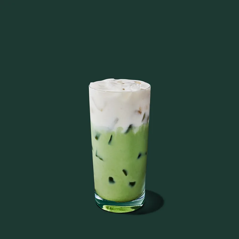 Starbucks Iced Banana Protein Cream Matcha