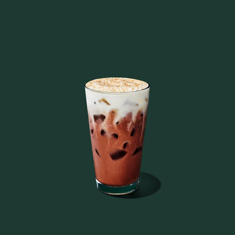 Starbucks Iced Dubai Chocolate Mocha