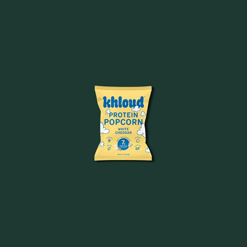 Starbucks Khloud White Cheddar Protein Popcorn