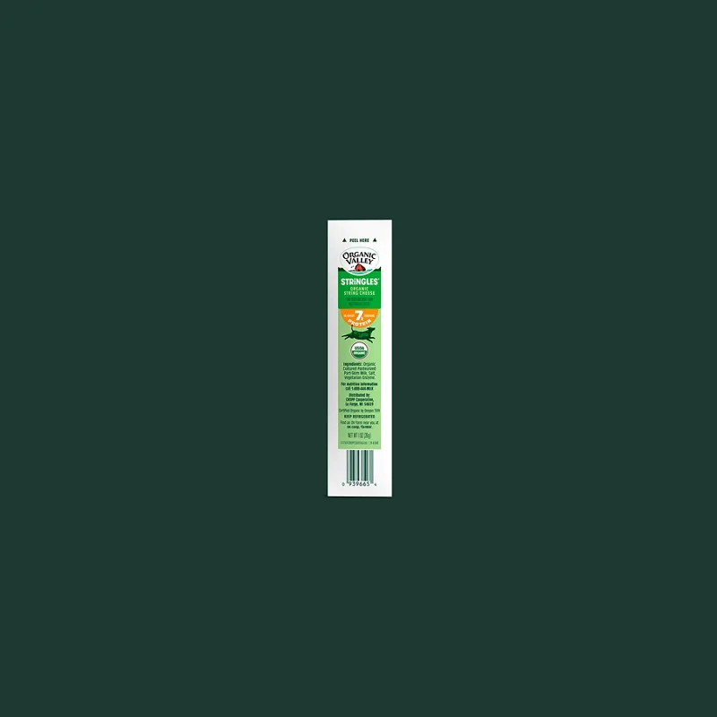Starbucks Organic Valley Stringles Mozzarella String Cheese