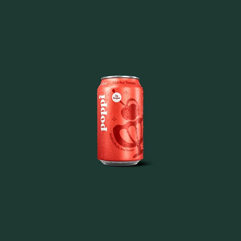 Starbucks Poppi Shirley Temple Soda